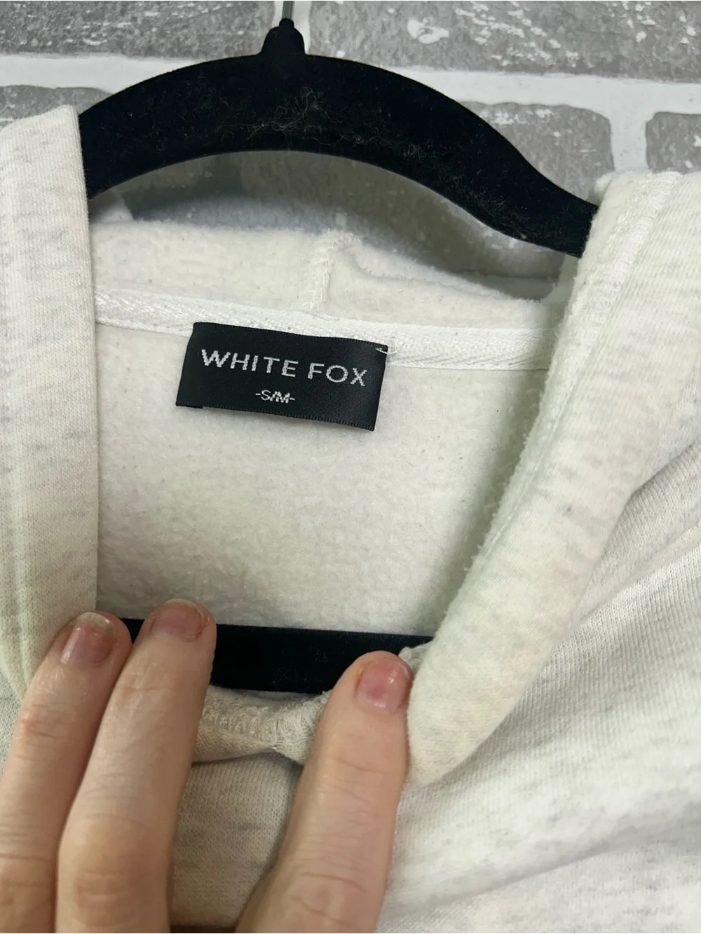 White Fox Vol. 3 Matching Hoodie & Jogger Set Light Gray Green Logo Oversized